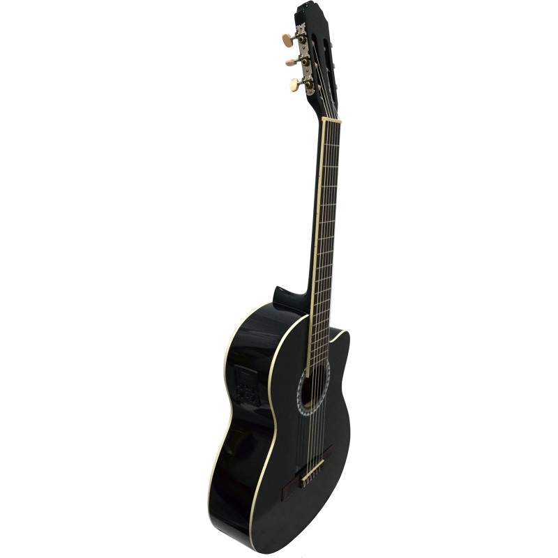 GUITARRA GEWA E/ACUST. 4/4 NEGRA RESAQUE