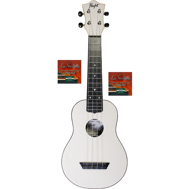 UKELELE FLIGHT TUS35WH 2 SETS ELS-UKS